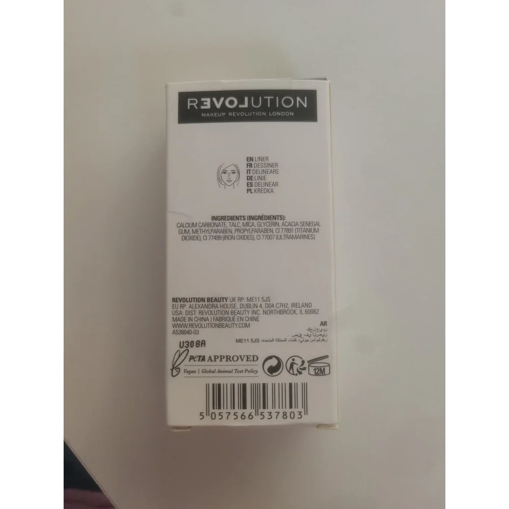 Relove by Revolution Beauty Water Activated Eyeliner Black/White‎